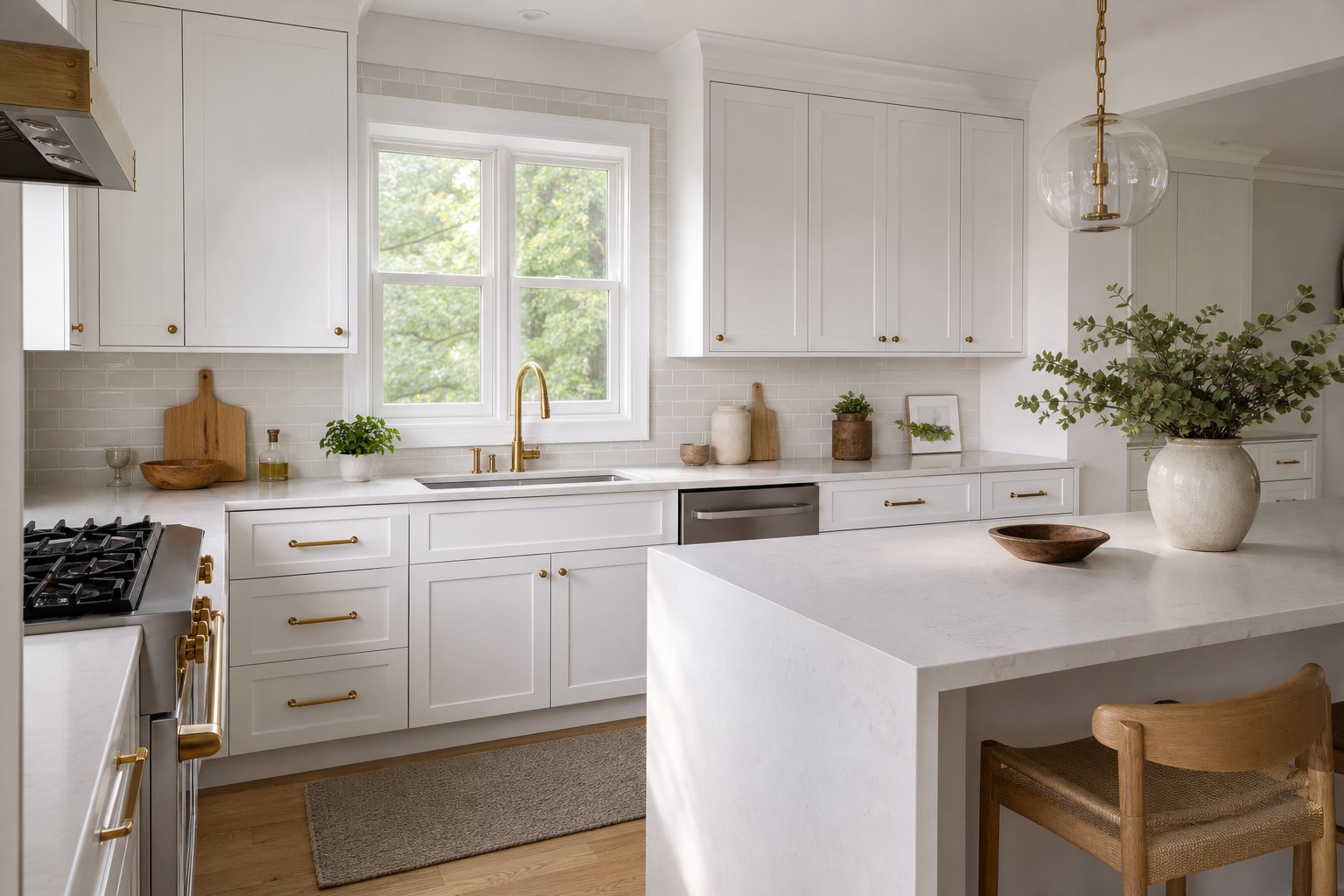 Renovated kitchen in a Northern Virginia home